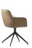 CALLIGARIS COCOON ARMCHAIR WITH ALUMINIUM SWIVEL LEGS