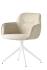 CALLIGARIS COCOON ARMCHAIR WITH ALUMINIUM SWIVEL LEGS